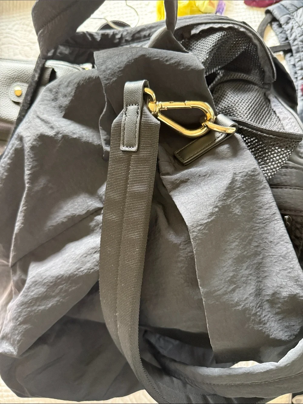 Lululemon Black tote bag for gym or travel
